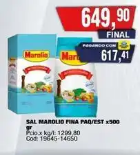Maxiconsumo Marolio - sal marolio fina paq/est x500 gr oferta