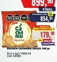 Maxiconsumo Cachamai - bizcoch cachamai grasa 180 gr oferta