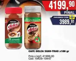 Maxiconsumo Nescafé - cafe dolca suav-trad x100 gr oferta