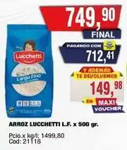 Maxiconsumo Lucchetti - arroz l.f oferta