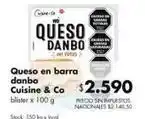 Disco Cuisine - queso en barra danbo oferta