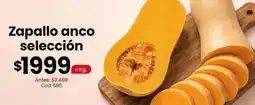 Coto Zapallo anco selección oferta