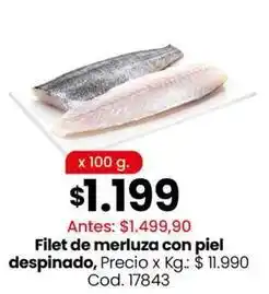 Coto Filet de merluza con piel despina oferta