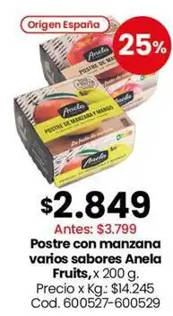 Coto Origen - postre con manzana varios sabores oferta