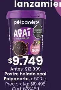 Coto Postre helado acaí oferta