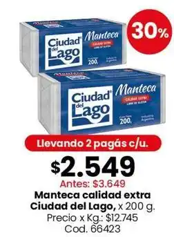 Coto Ciudad del lago - manteca oferta