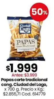 Coto Ciudad del lago - papas corte tradicional oferta
