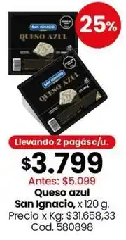 Coto San ignacio - queso azul oferta