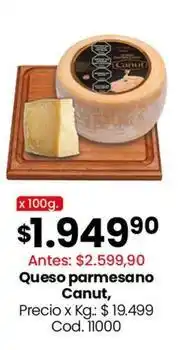 Coto Canut - queso parmesano oferta