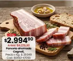 Coto Cagnoli - panceta ahumada , cod. 80492-47093 oferta