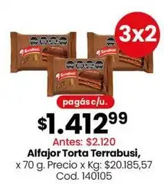 Coto Terrabusi - alfajor torta oferta