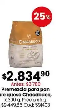 Coto Chacabuco - premezcla para pan de queso oferta