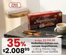 Coto Origen - galletitas dulces con canela napolitanas oferta