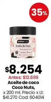 Coto Aceite de coco oferta