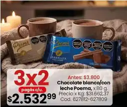 Coto Chocolate blanco con leche oferta
