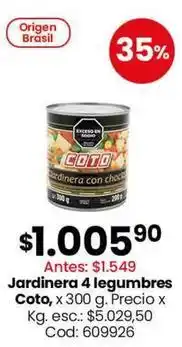 Coto Coto - jardinera 4 legumbres oferta