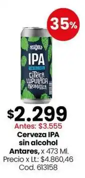 Coto Antares - cerveza ipa sin alcohol oferta
