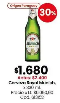 Coto Origen - cerveza royal munich, x 330 ml. cod. 613152 oferta