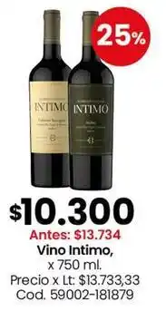 Coto Intimo - vino , x 750 ml. cod. 59002-181879 oferta