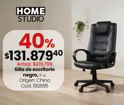 Coto Negro - silla de escritorio negro, x u. cod. 512885 oferta