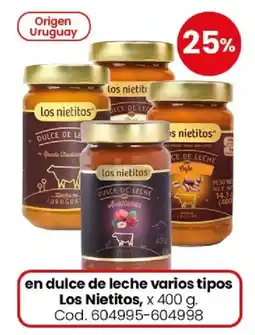 Coto Los nietitos dulce de leche varios tipos oferta