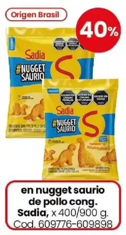 Coto Sadia nugget saurio oferta