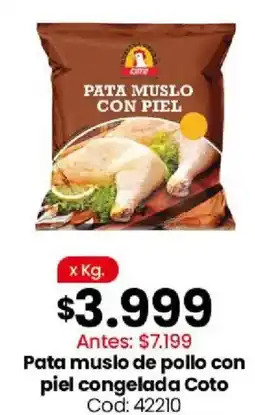 Coto Coto pata muslo con piel oferta