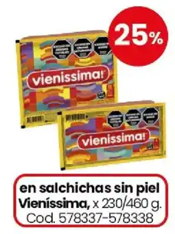 Coto Vieníssima salchichas sin piel oferta