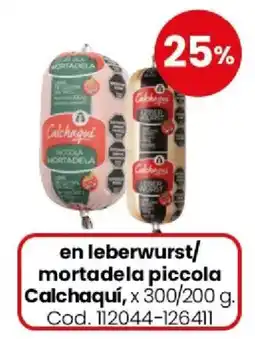 Coto Calchaquí en leberwurst/mortadela piccola oferta