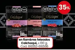 Coto Calchaquí en fiambres feteados oferta