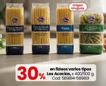 Las acacias pasta