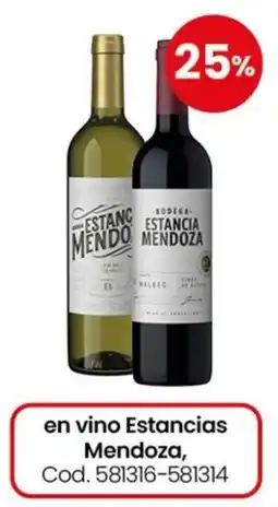 Coto Estancias Mendoza en vino oferta
