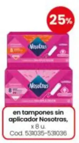 Coto Nosotras tampones sin aplicador oferta