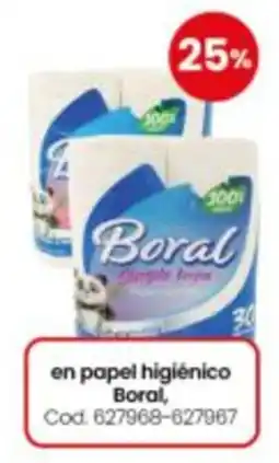 Coto Boral papel higiénico oferta