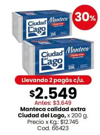 Ciudad del Lago manteca