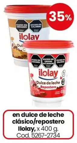Coto Ilolay dulce de leche clásico/repostero oferta