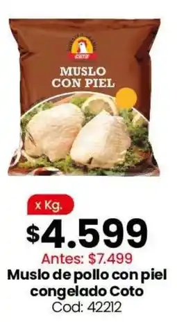 Coto Coto muslo con piel oferta