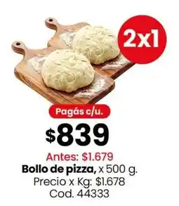 Coto Bollo de pizza oferta