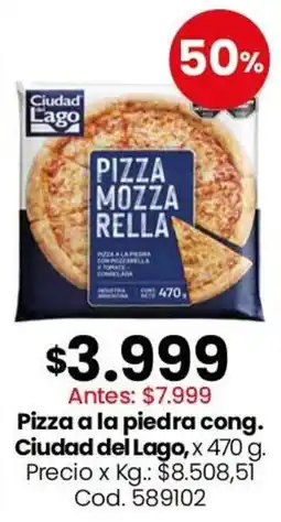 Coto Ciudad del Lago pizza mozza rella oferta