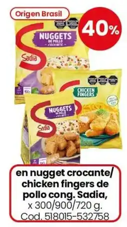 Coto Sadia nuggets de pollo crocante/chicken fingers de pollo oferta