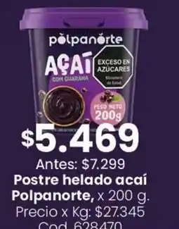 Coto Polpanorte postre helado açaí oferta