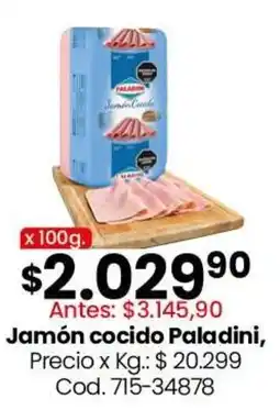 Coto Paladini jamón cocido oferta