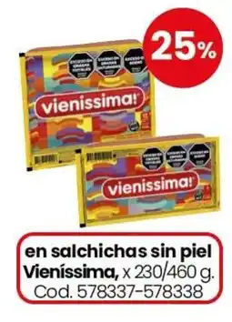 Coto Vieníssima salchichas sin piel oferta