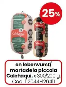Coto Calchaquí en leberwurst/mortadela piccola oferta