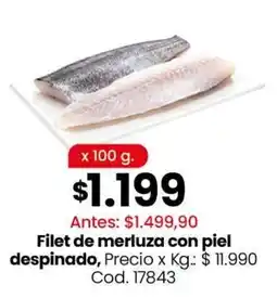Coto Filet de merluza con piel despinado oferta
