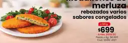 Coto Merluza medallones de rebozados varios sabores congelados oferta