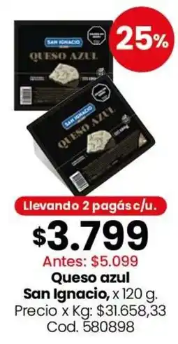 Coto San ignacio queso azul oferta