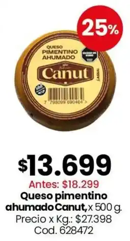 Coto Canut queso pimentino ahumado oferta