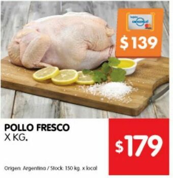 Disco Pollo fresco kg oferta