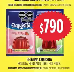 Supermercados Vea Exquisita gelatina frutilla oferta